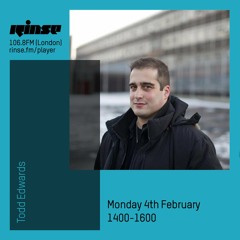 Todd Edwards - 4th February 2019