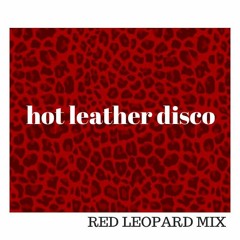 Hot Leather Disco - Red Leopard Mix