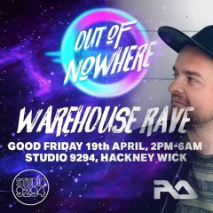 Out Of Nowhere Warehouse Rave 19/4 Sampler