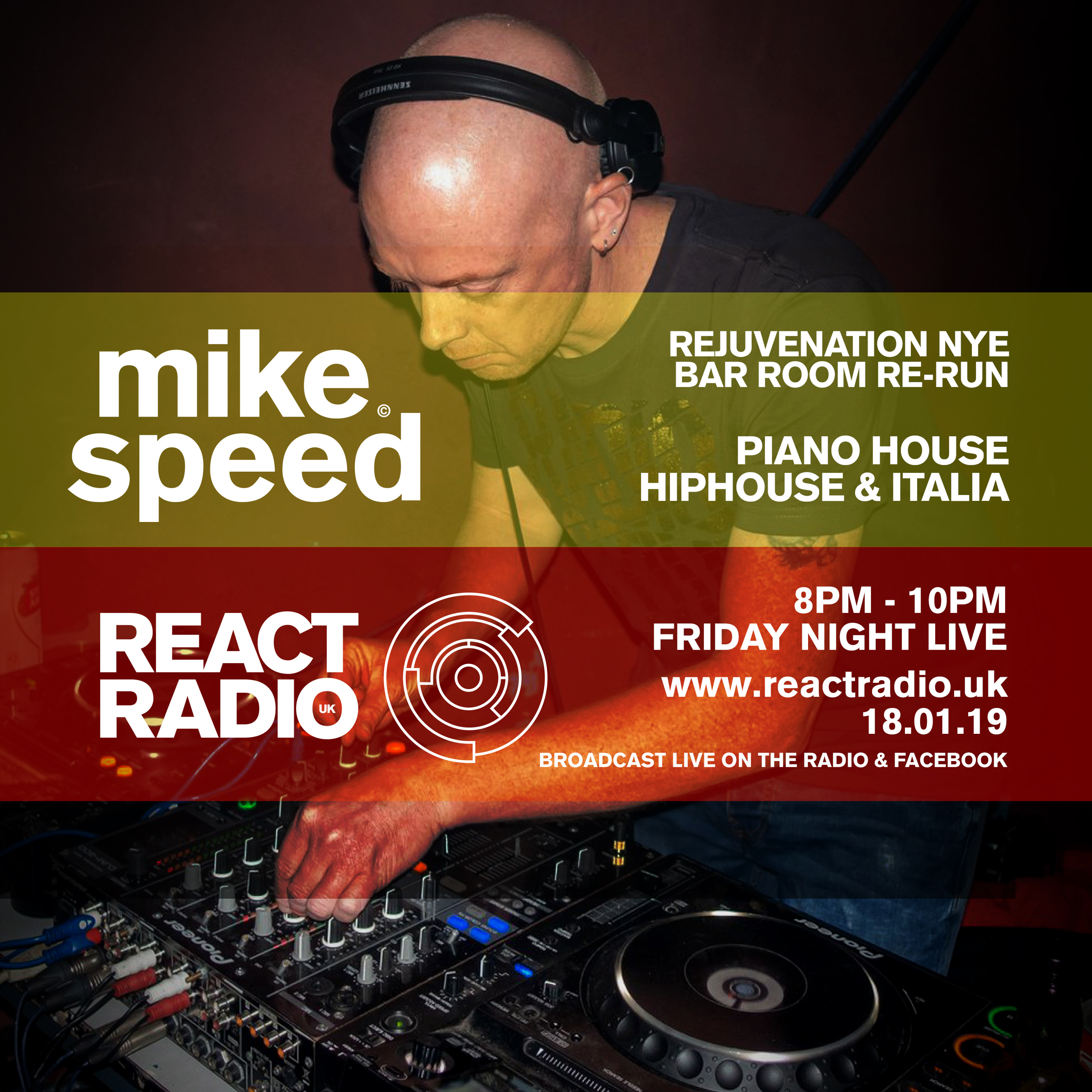 Mike Speed | React Radio UK Show | www.reactradio.uk | Underground & Oldskool Beats