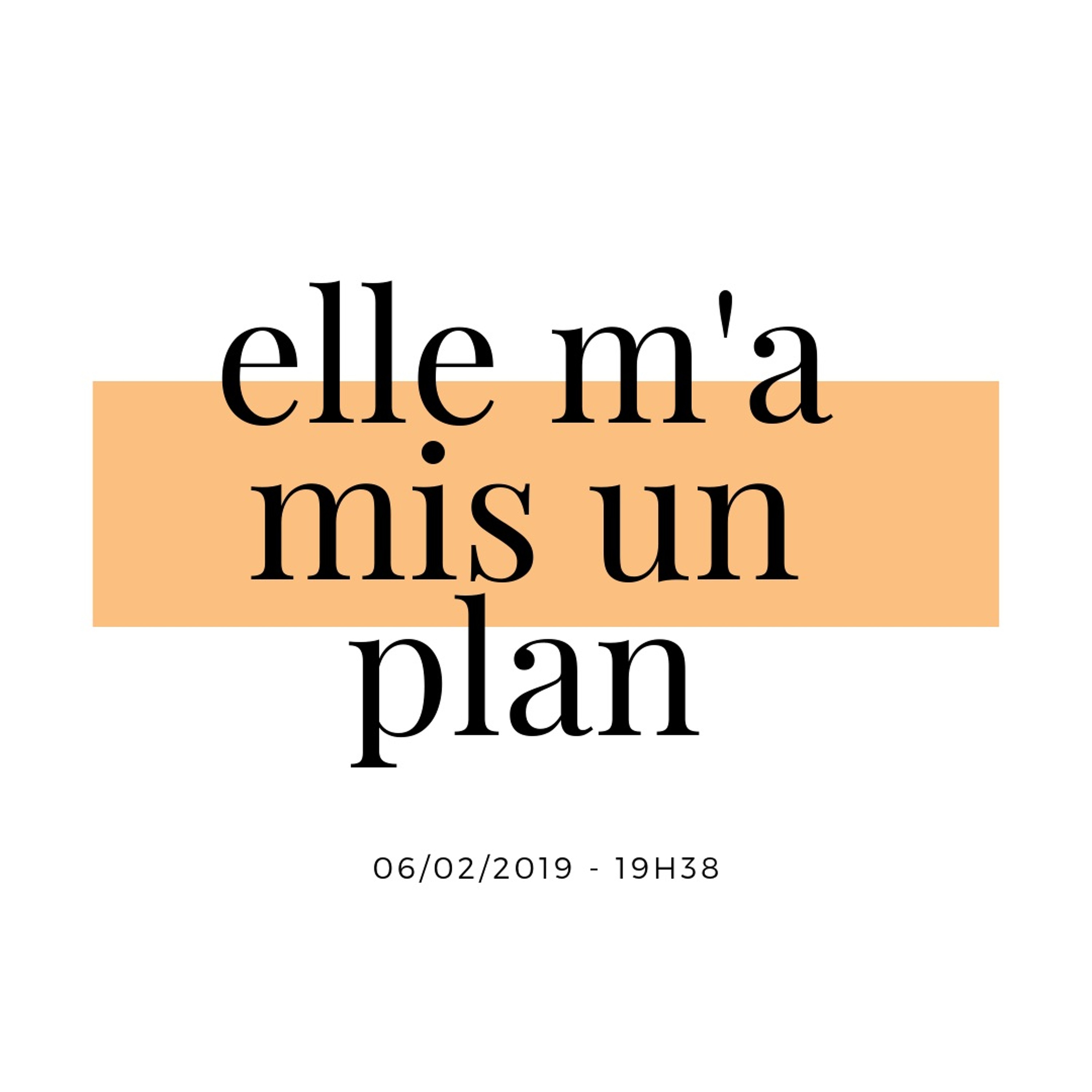 Je t\'appelle pour...