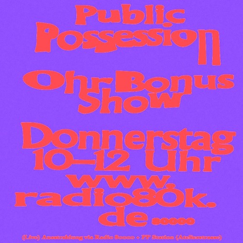2019 PP OHR BONUS SHOW 03 (via RADIO 80000)
