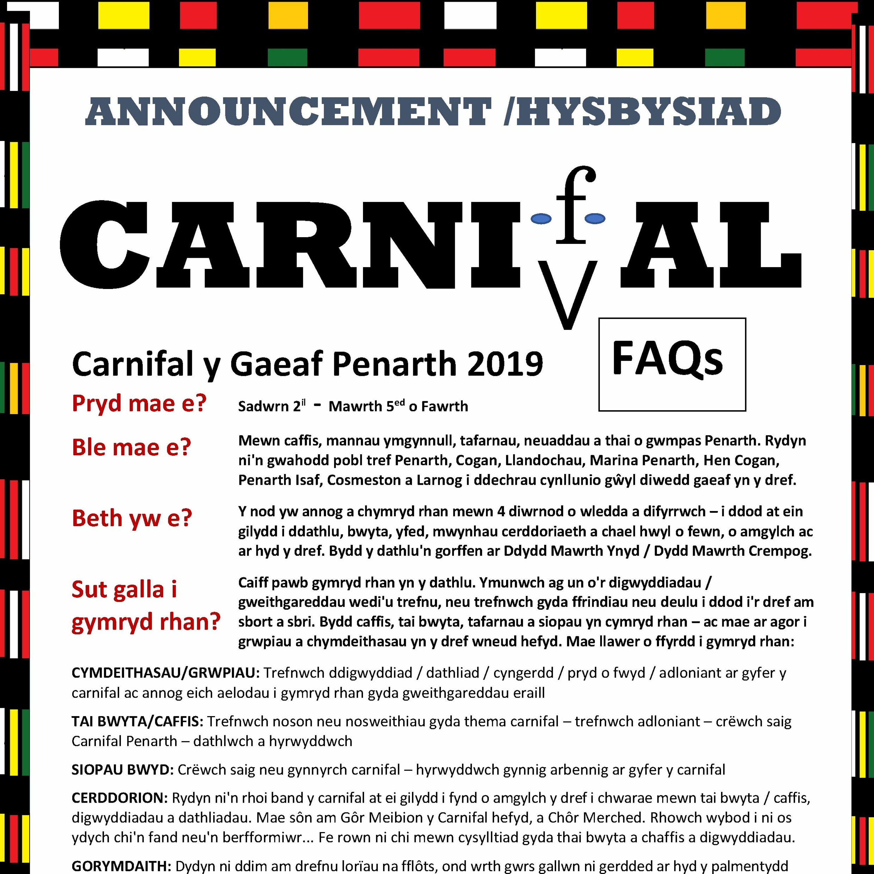 #CarnifalPenarth episode artwork