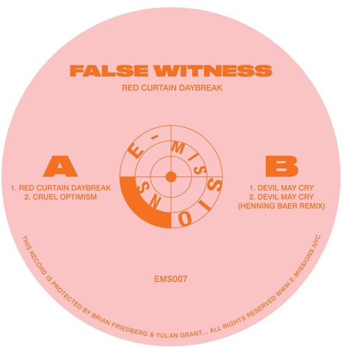 (EMS007) A1. False Witness "Red Curtain Daybreak"