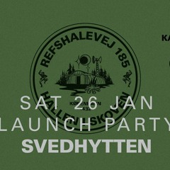 Opening Set at the Svedhytten Launch Party, Copenhagen