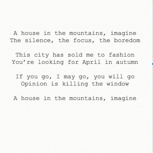 A House in the Mountains