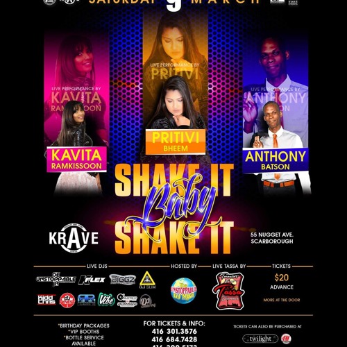 SHAKE IT BABY SHAKE IT PRE-PARTY MIX - DJ K-FLEX x DOUBLE IMPACT SC