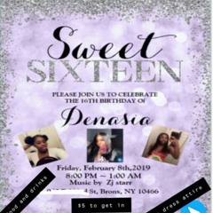 DENASIA SWEET SIXTEEN FEBRUARY 8TH (PRINCE RAYRAY❌ DJ BIGGZ)