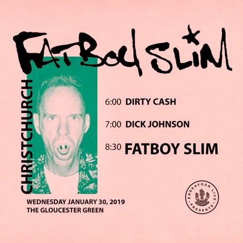 FATBOY SLIM SUPPORT SET 2019 - DIRTY CASH - CRAIG SHAW
