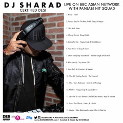 DJ SHARAD : LIVE on BBC Asian Network w/ Panjabi Hit Squad