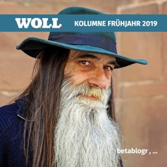 WOLL Magazin Kolumne "Neue Männer braucht das Land" (Frühjahr 2019)