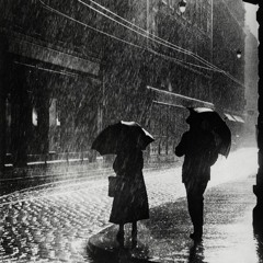 Street Lights' In The Rain