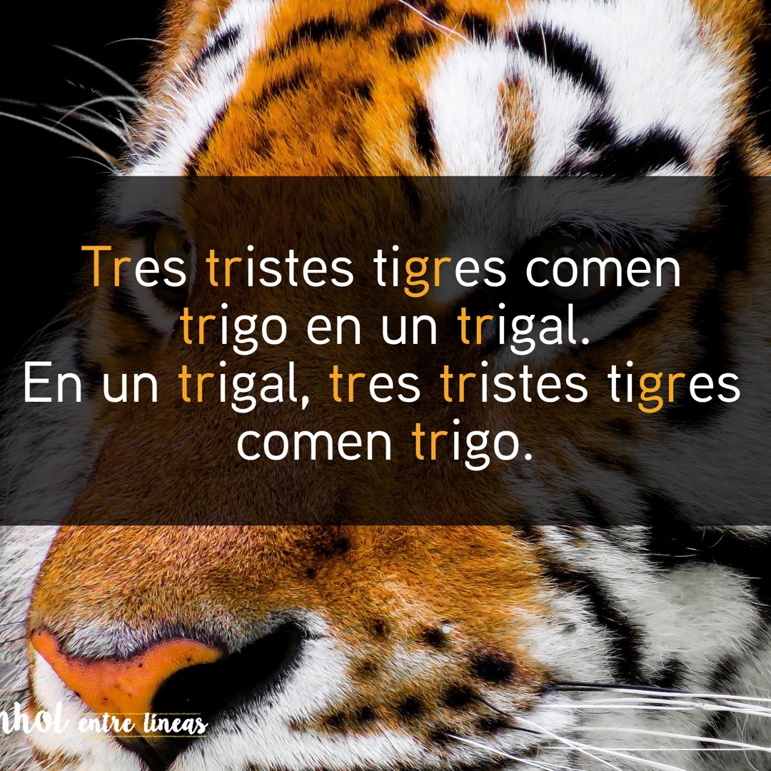 Stream Trabalenguas - Tres tristes tigres by Blog Espanhol entre líneas |  Listen online for free on SoundCloud