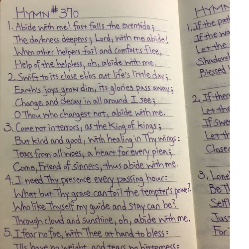 Abide With Me! Fast Falls The Eventide (w/ Vitor)