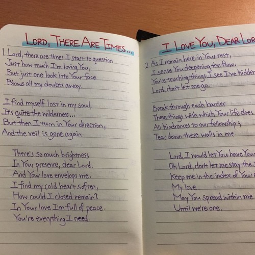 I Love You, Dear Lord / Original (Natasha's Song)