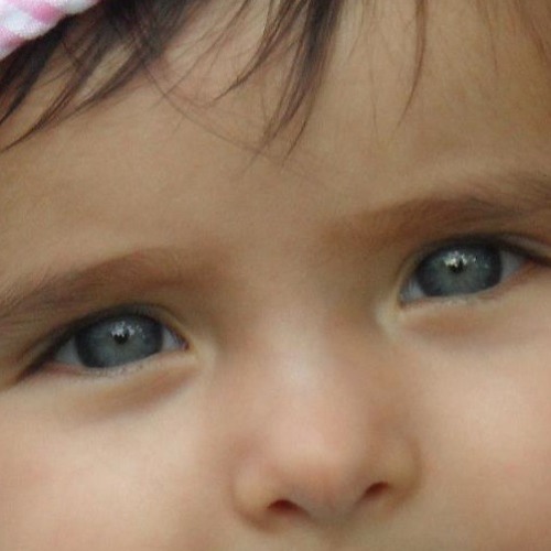 blue eyes