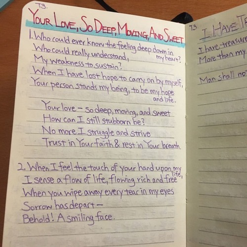 Your Love So Deep, Moving, And Sweet