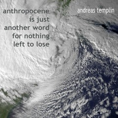anthropocene is just another word for nothing left to lose