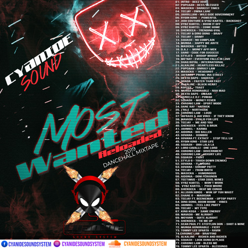 CYANIDE SOUND SYSTEM - MOST WANTED (RELOADED) [FEB 2019] DANCEHALL MIXTAPE
