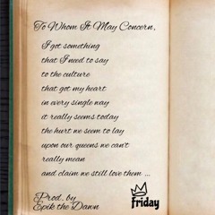 To Whom It May Concern