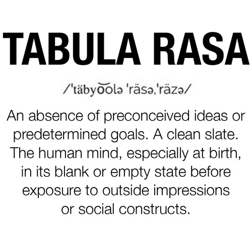 Tabula Rasa