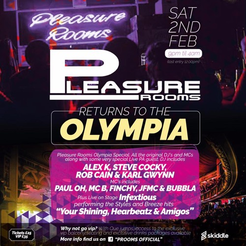 Pleasurerooms Live Recording Olympia Feb 2019