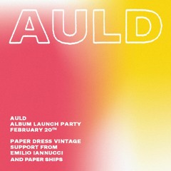 Auld Album Launch Set List
