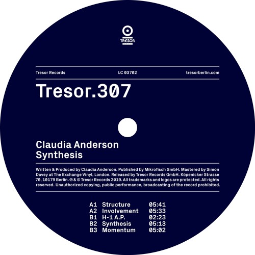 Claudia Anderson - Momentum (taken from 'Synthesis' - Tresor.307)