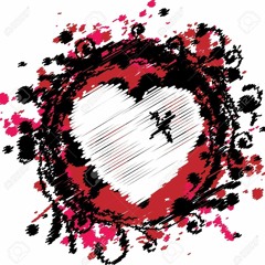 ETCHED HEART FREESTYLE RARE