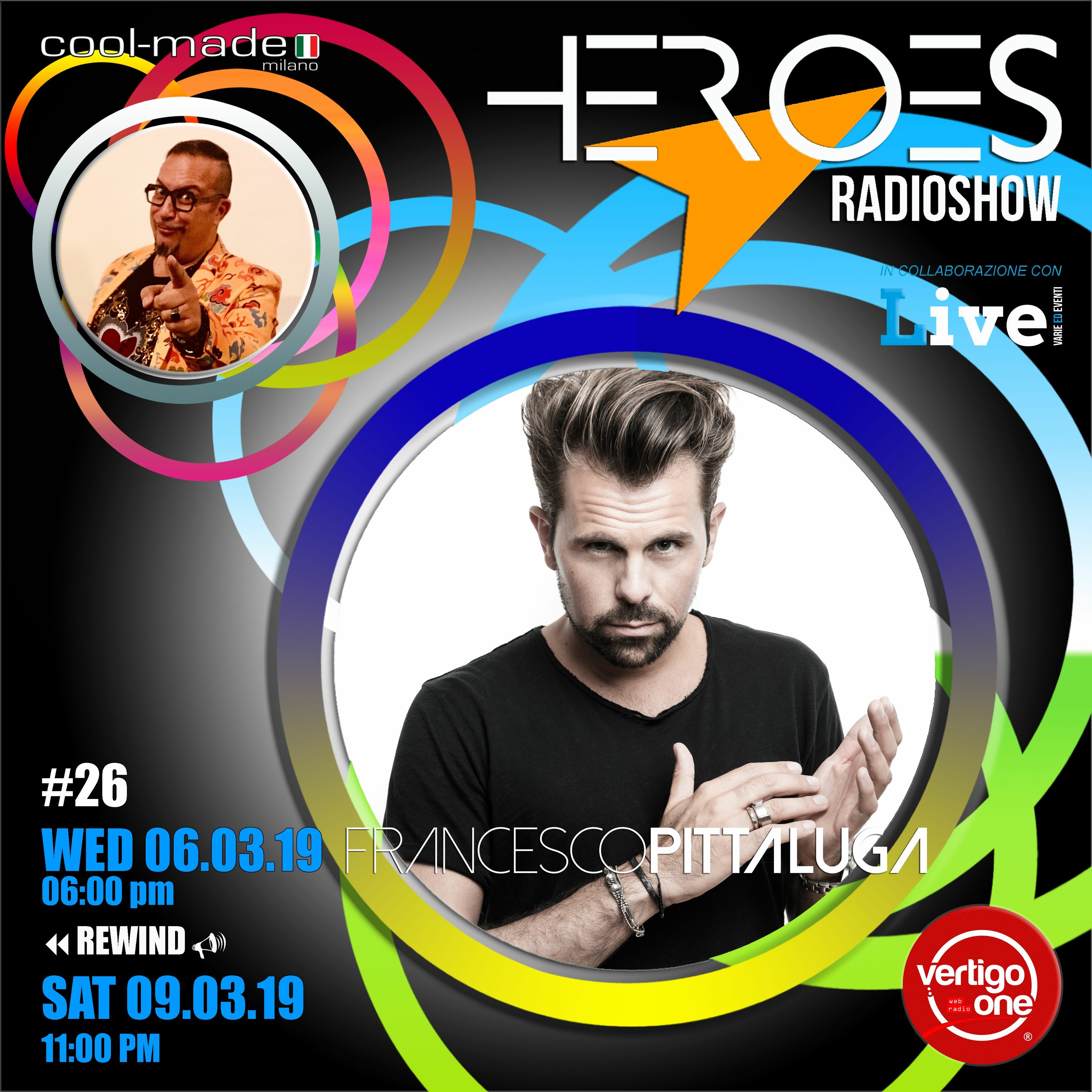 #26/2018-19> HEROES RadioShow - Special Guest FRANCESCO PITTALUGA episode artwork