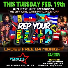 DJ JIMMY LIVE FOR REP YOUR FLAG @ $2 TUESDAYS 2-19-19