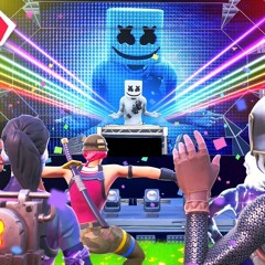 Fortnite Marshmello Concert EVENT made by fortnight and mashmellow