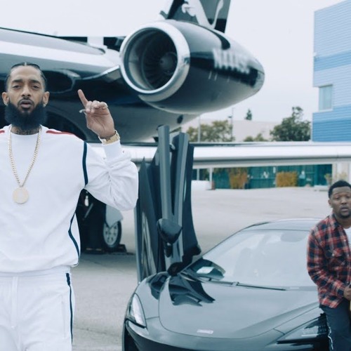 NIPSEY HUSSLE FT. RODDY RICCH - RACKS IN THE MIDDLE CHOPPED AND SCREWED C&S DJ PUSH BUTTONS