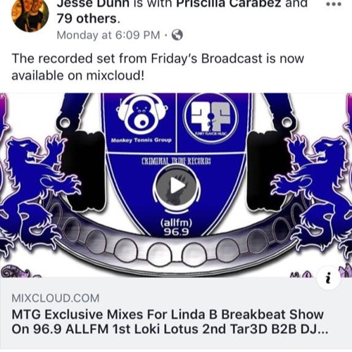 MTG Exclusive Mixes For Linda B Breakbeat Show On 969 ALLFM - Loki Lotus