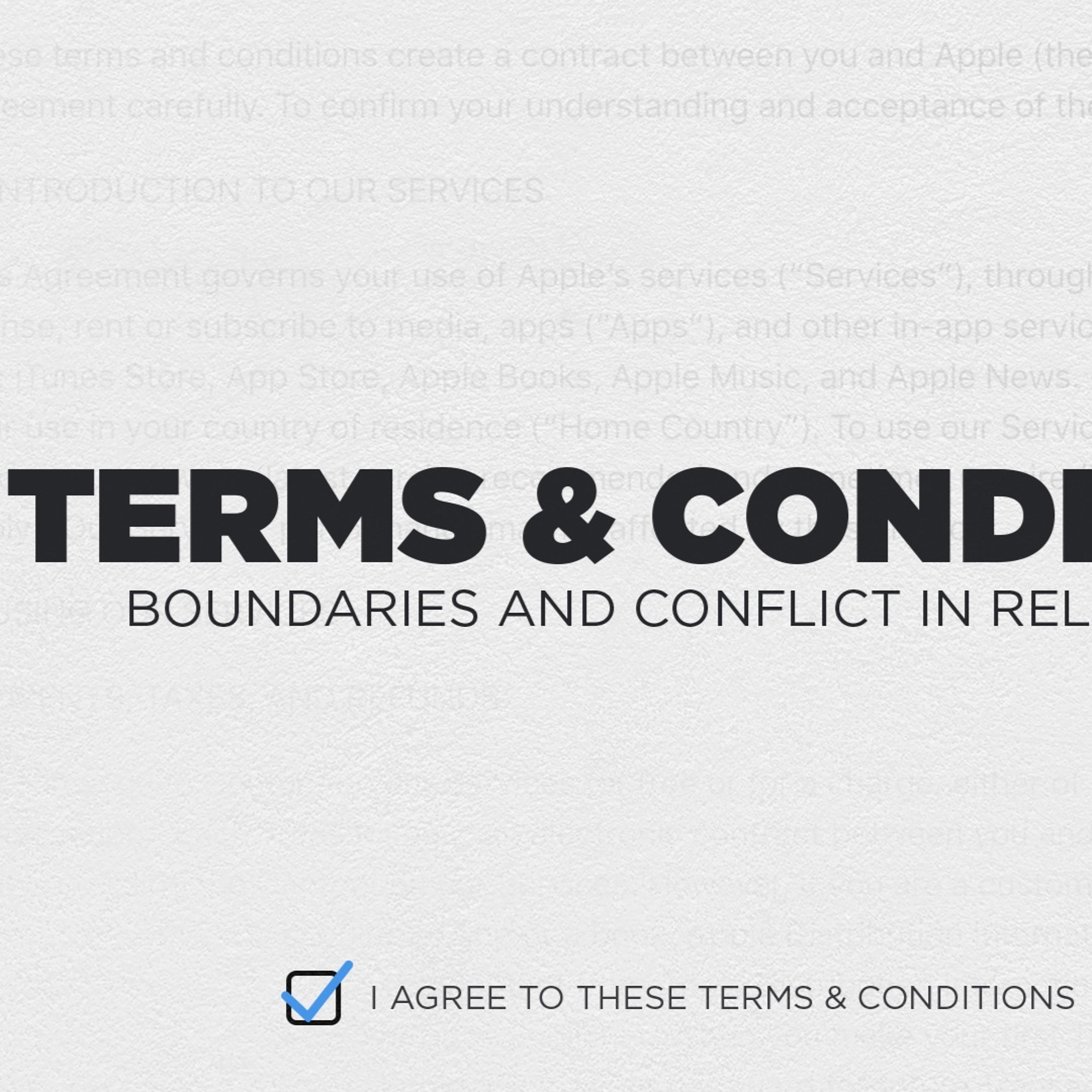 2.24.19 Terms & Conditions (Week 2: The Key to Closeness) episode artwork