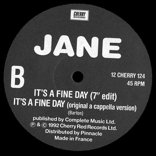 Jane - It's A Fine Day (Jens Jakob Bootleg) Free Download!