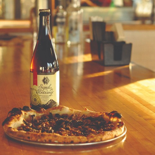 Chardonnay and pizza