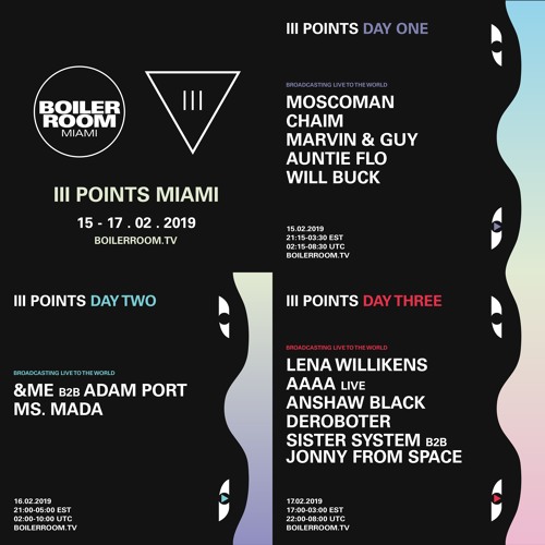 Moscoman | Boiler Room x III Points Festival
