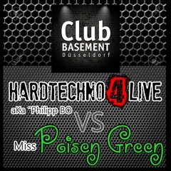 Hardtechno4live VS  Djane POISEN @ DCP PARTY GERMANY 2019 15 FEBUARY
