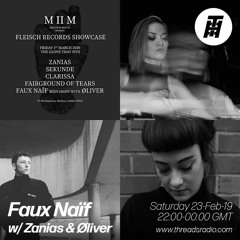 MIIM presents Fleisch Records with Zanias + Øliver body2body with faux naïf on Threads radio