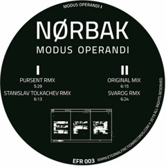 MNMT Premiere: Nørbak – Modus Operandi II
