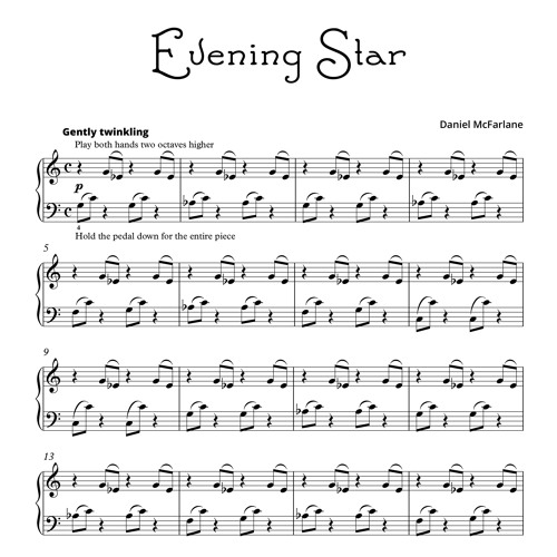 Winter Study: Evening Star