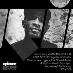 The Marcus Nasty Show with RB, MC Neat, Funzo, Gritty Committee & More - 27th February 2019