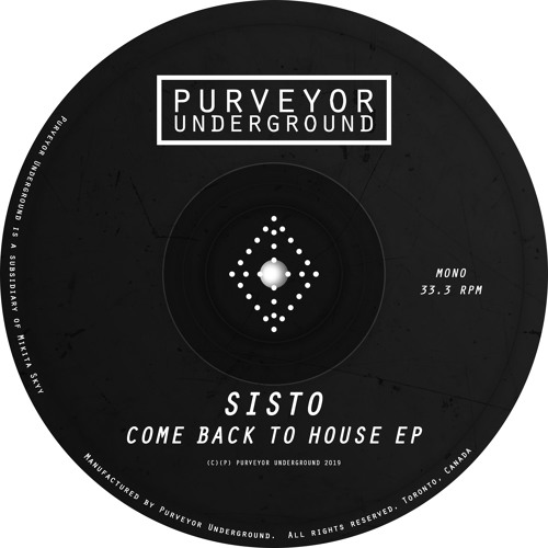Come Back To House by Sisto & Momesso - Available March 8