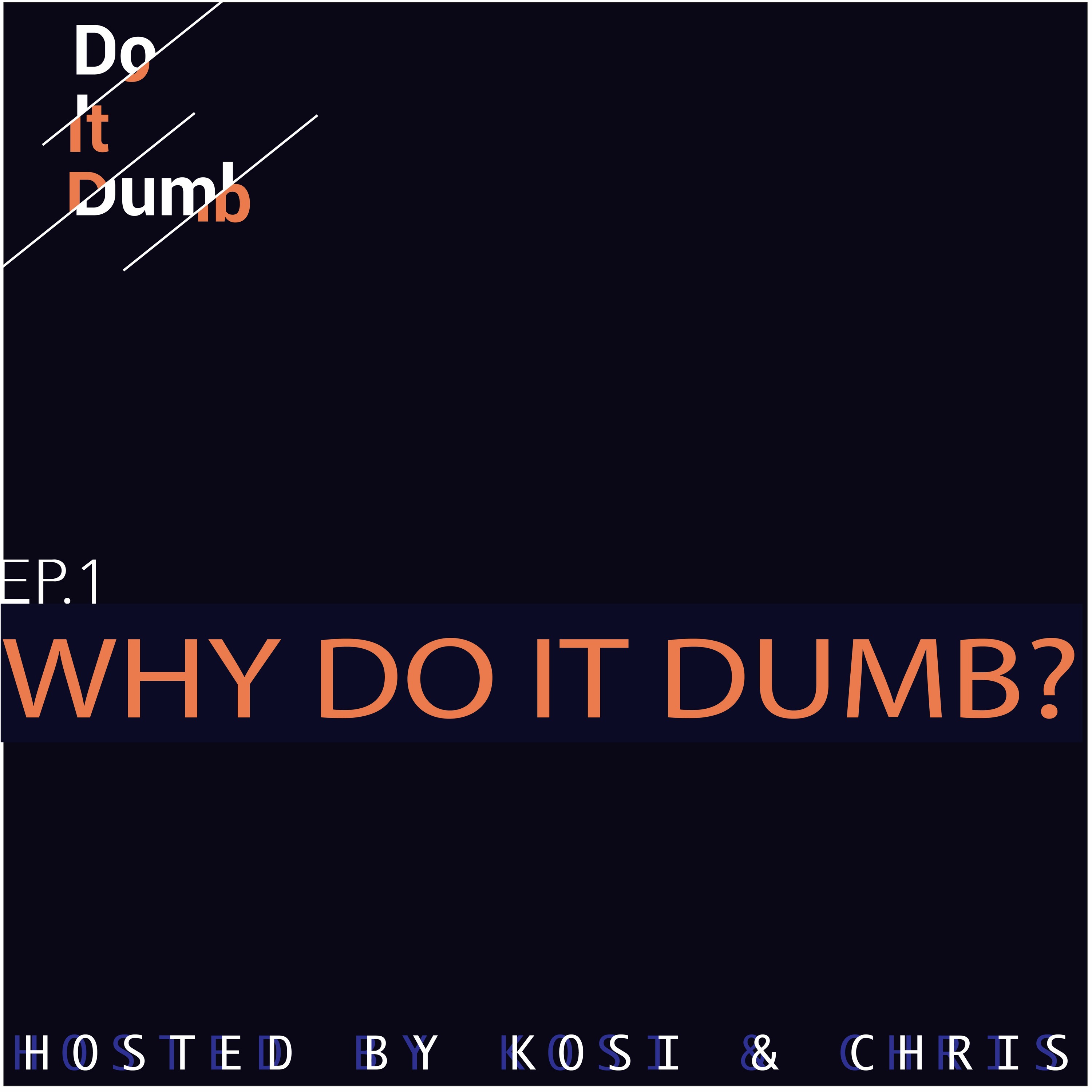 EP1 - Why Do It Dumb episode artwork