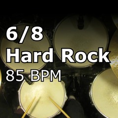 6/8 Hard Rock Drum Track 85 BPM