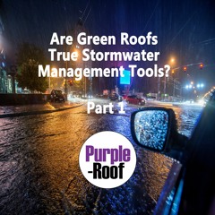 Are Green Roofs True Stormwater Management Tools? Part 1 by Purple-Roof