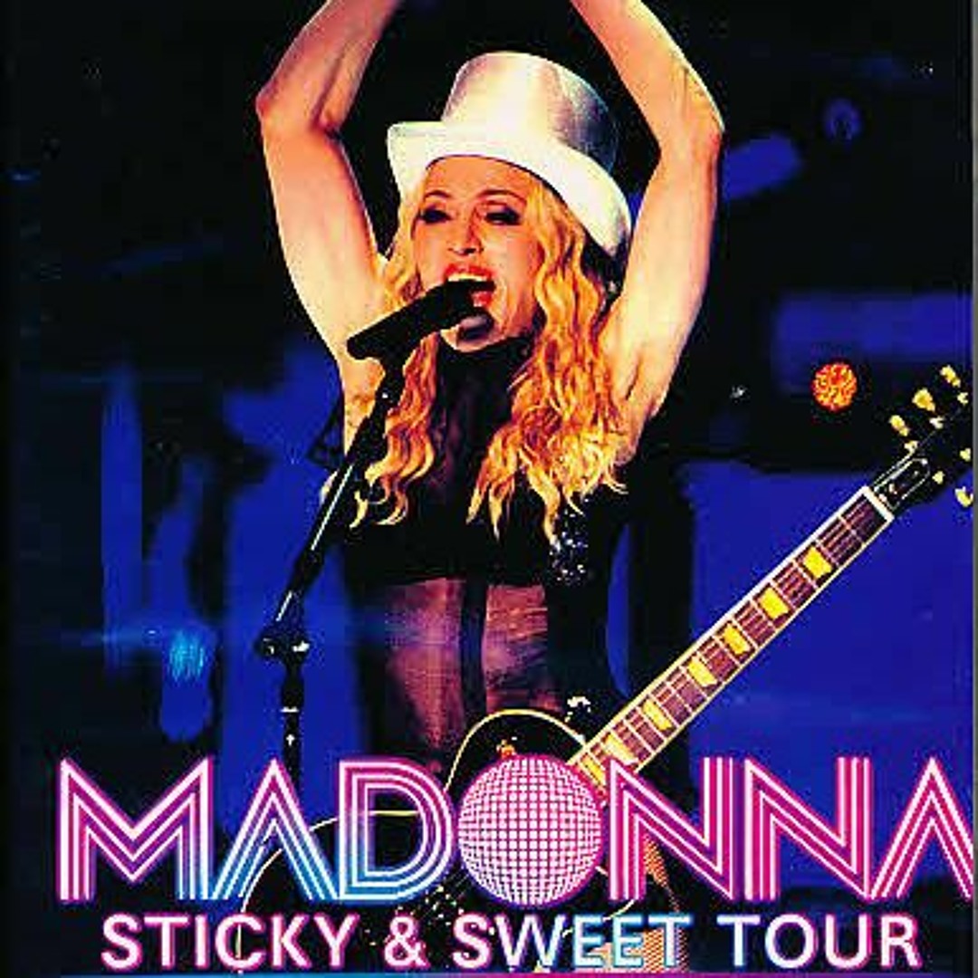 マドンナ　Sticky ＆ Sweet Tour France　貴重 ポスター madonnalicious - tour spoiler free edition: Sticky & Sweet