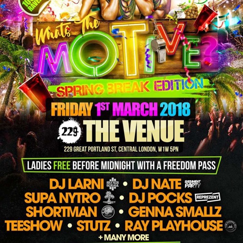 '#WhatsTheMotive' ★ AFROBEATS/BASHMENT [LIVE SET] Hosted By @PocksYNL @RayPlayhouse (1.03.19)