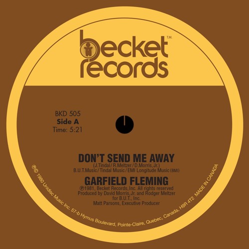 Garfield Fleming - Don't Send Me Away